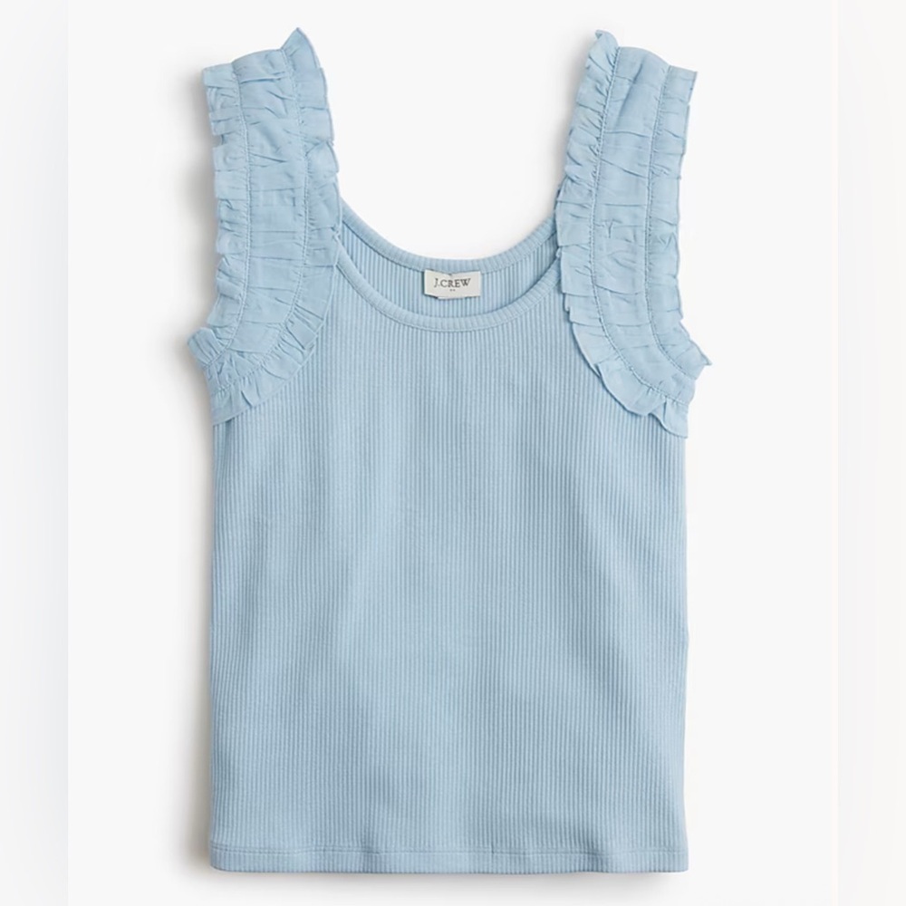 J crew Ruched-strap tank top XS